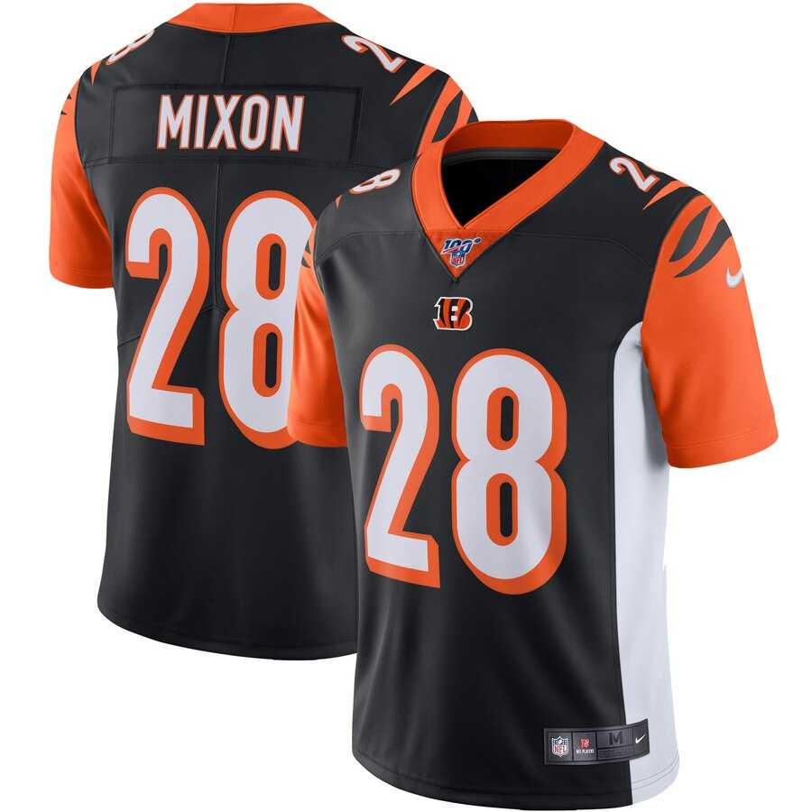 Nike Bengals 28 Joe Mixon Black 100th Season Vapor Untouchable Limited Jersey Dzhi,We sell and wholesale Nike Bengals 28 Joe Mixon Black 100th Season Vapor Untouchable Limited Jersey Dzhi on line form chian!